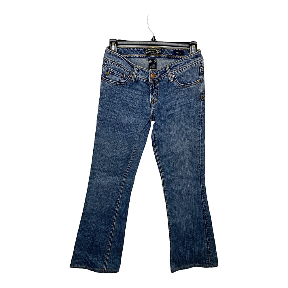 Women's Seven7 Premium Jeans 25x30 Flare‎ Stretch (2698)